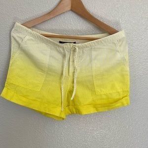 Victoria secret- ombré linen and cotton shorts